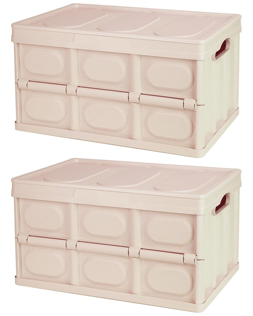 Fresh Fab Finds 2pc 56l Blue Storage Bins