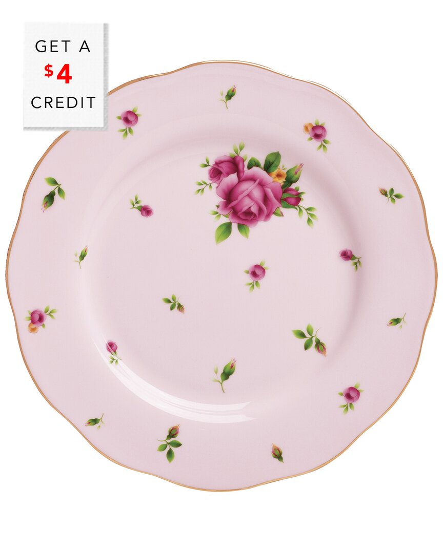 Shop Royal Albert New Country Pink Roses Salad Plate With $4 Credit