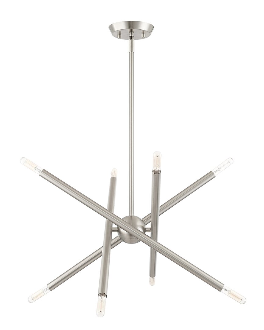 Livex Lighting 8-light Brushed Nickel Pendant