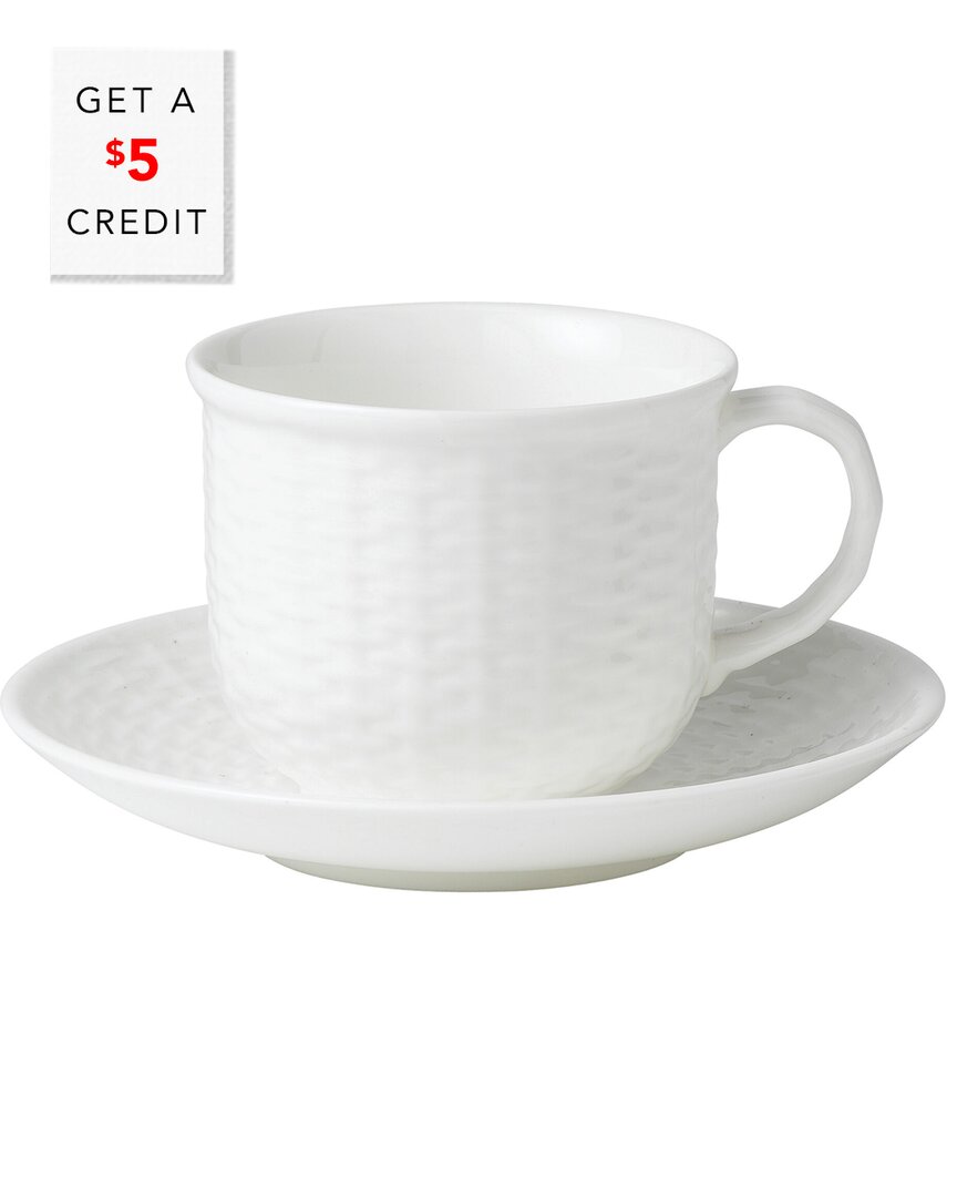 Wedgwood Nantucket Teacup & Saucer With $5 Credit
