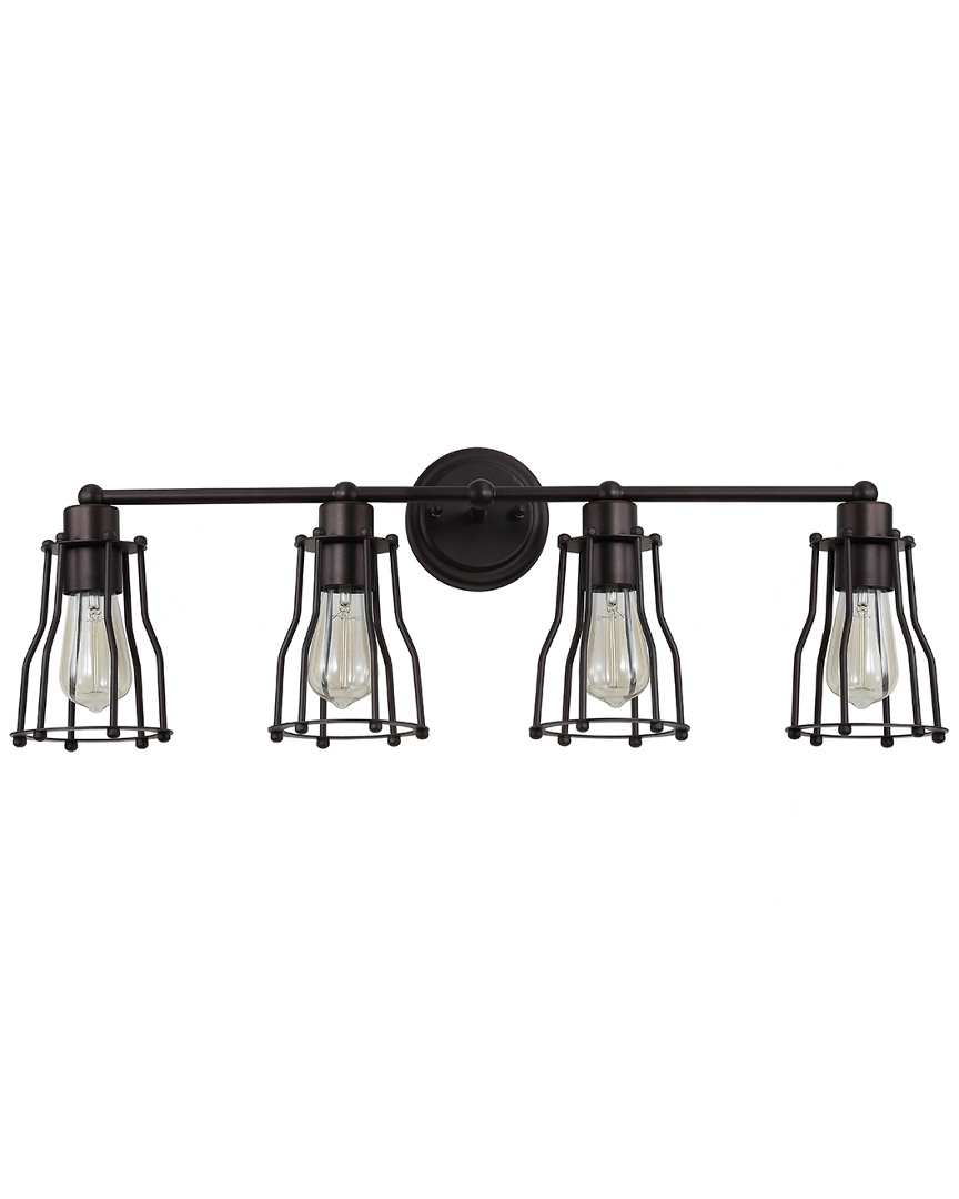 Jonathan Y Designs 4-light Florence Bronze Vanity Light