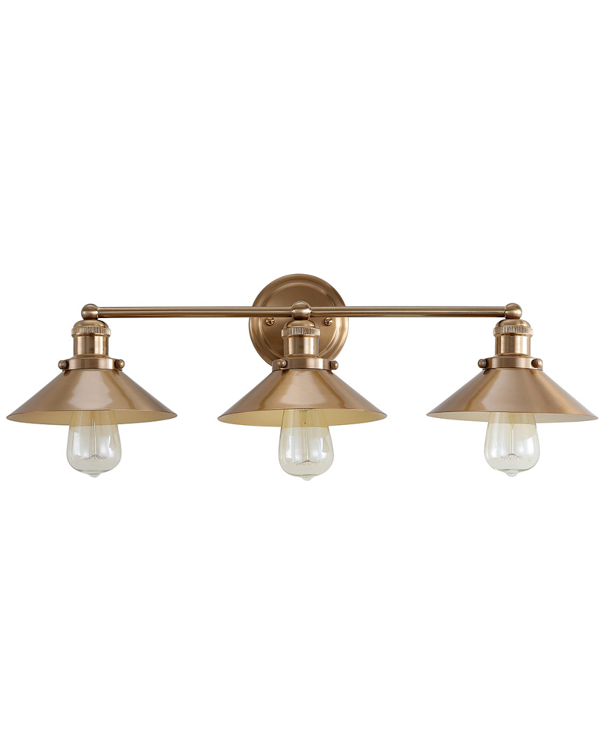 Jonathan Y 3-light August Gold Vanity Light