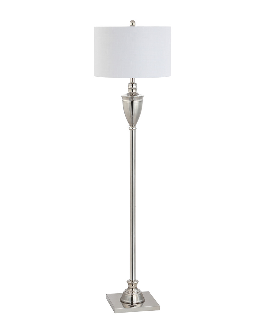 Jonathan Y 62in Othello Nickel Floor Lamp