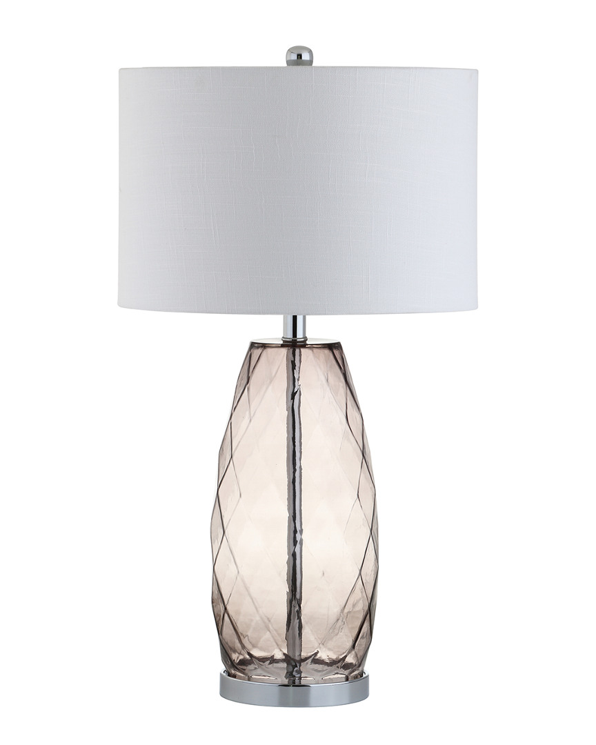 Jonathan Y 26.5in Juliette Grey Table Lamp