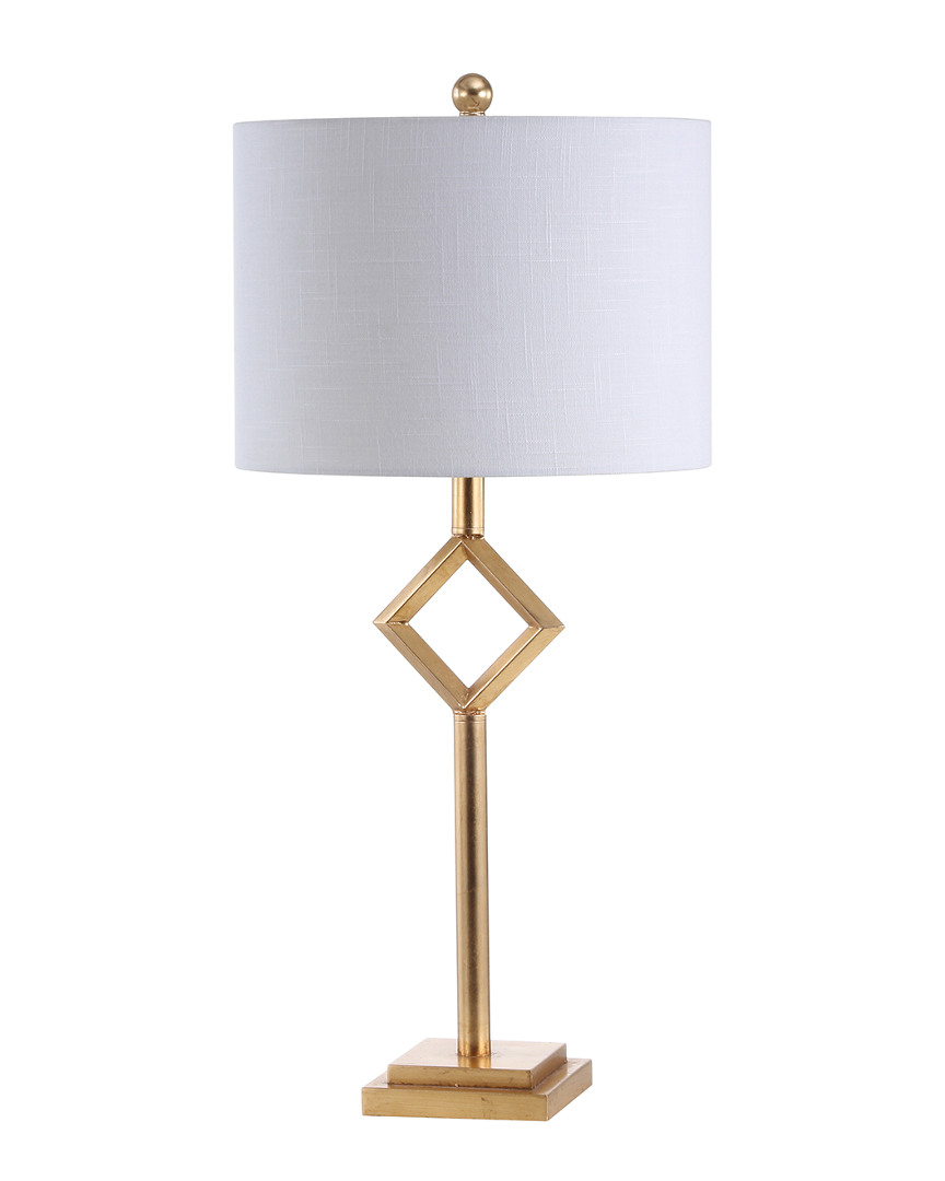 Jonathan Y 30.75in Juno Gold Leaf Table Lamp