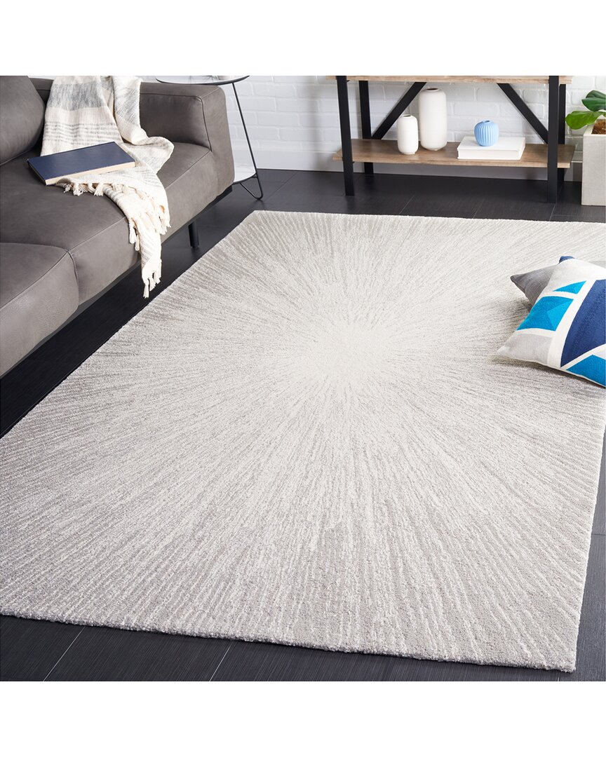 Safavieh Abstract Metallic Whisper Hand-tufted Wool-blend Rug In Neutral