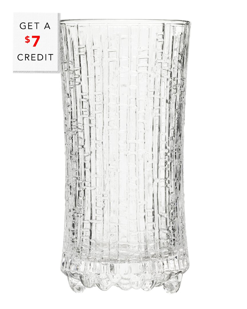 Iittala Ultima Set Of 2 6oz Thule Sparkling Wine Glasses With $7 Credit
