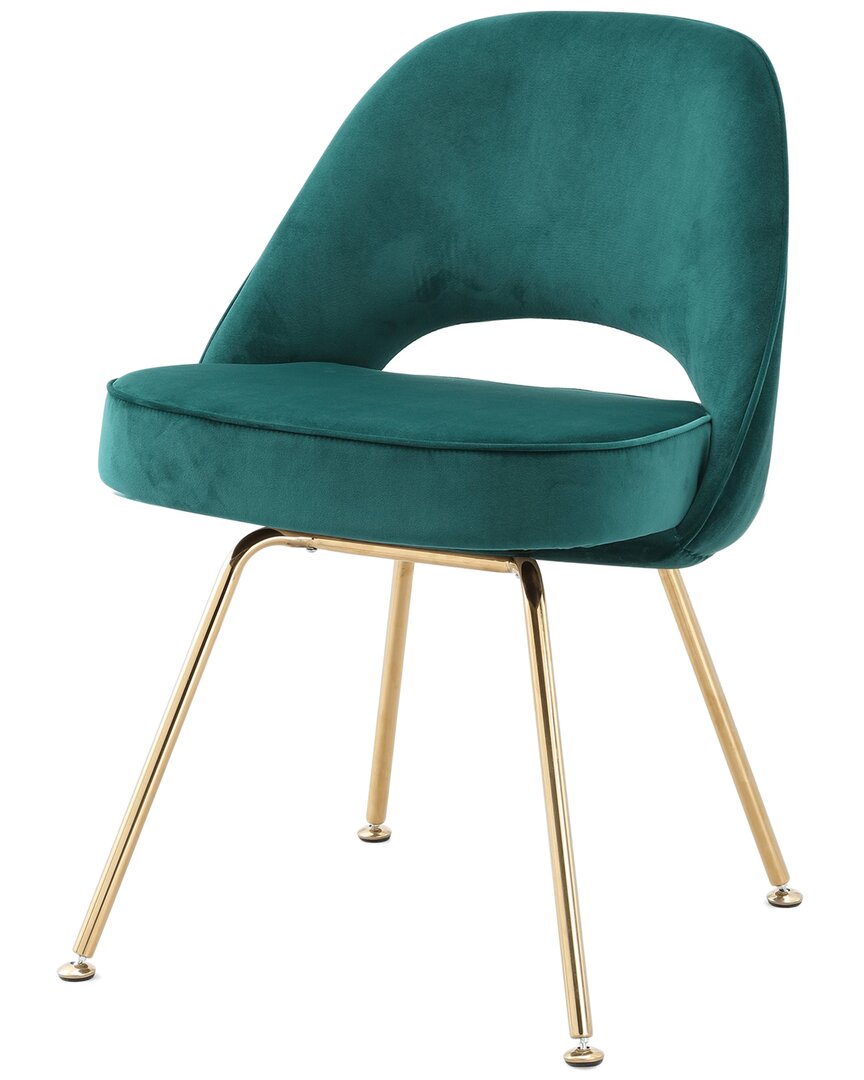 Design Guild Saarinen Modern Side Chair In Green