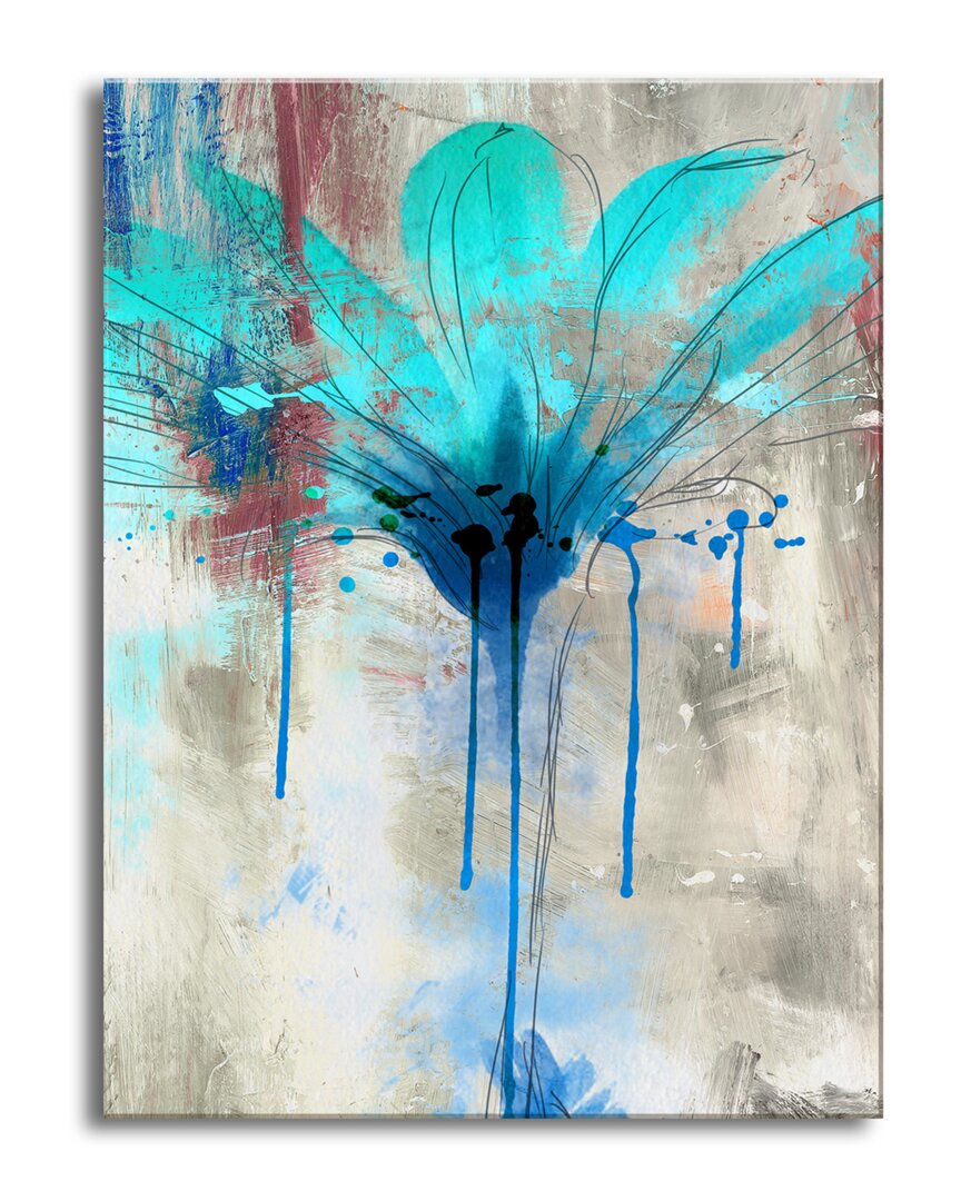 Ready2hangart Painted Petals Lii Wrapped Canvas Wall Art