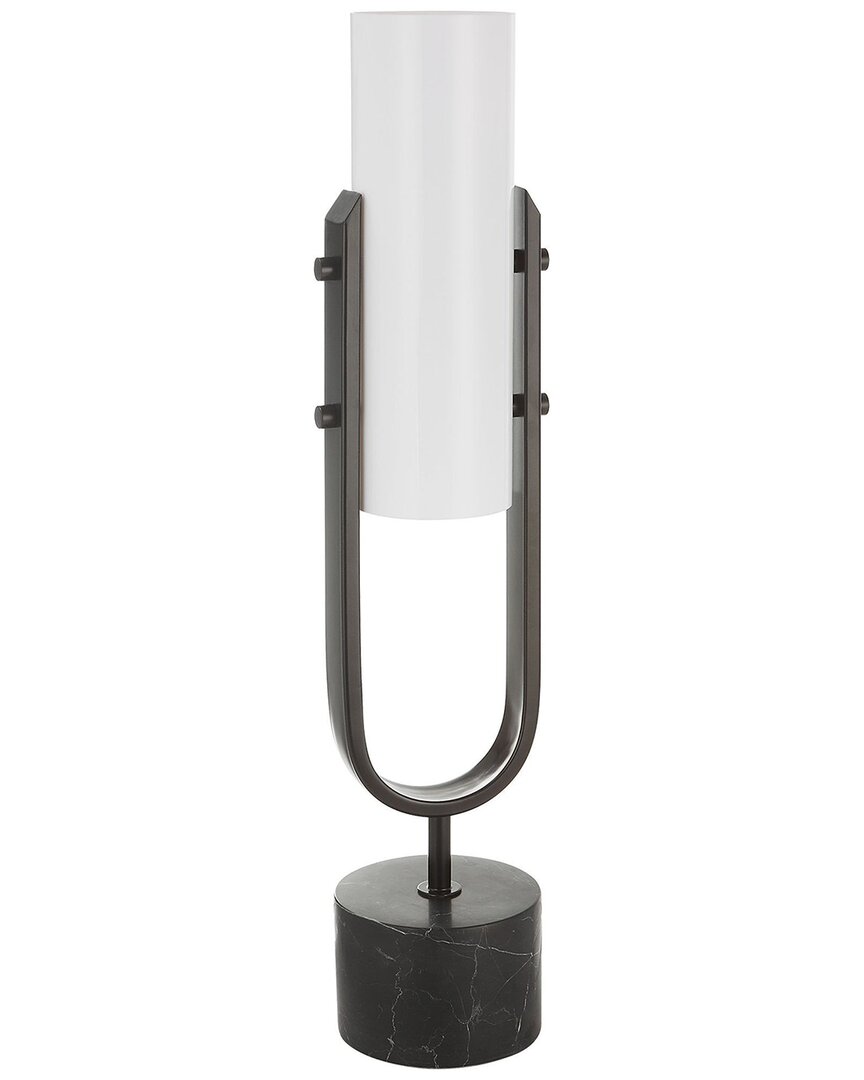 Uttermost Runway Industrial Accent Lamp In Black