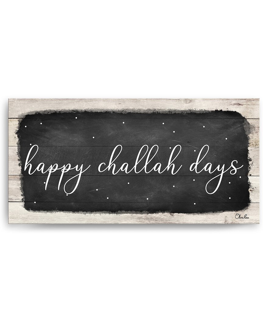 Ready2hangart Happy Challah Days Canvas Wall Art By Olivia Rose
