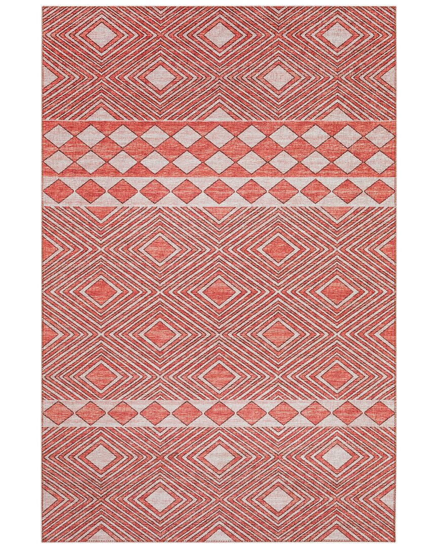 Addison Rugs Yuma Indoor/outdoor Washable Rug In Pink