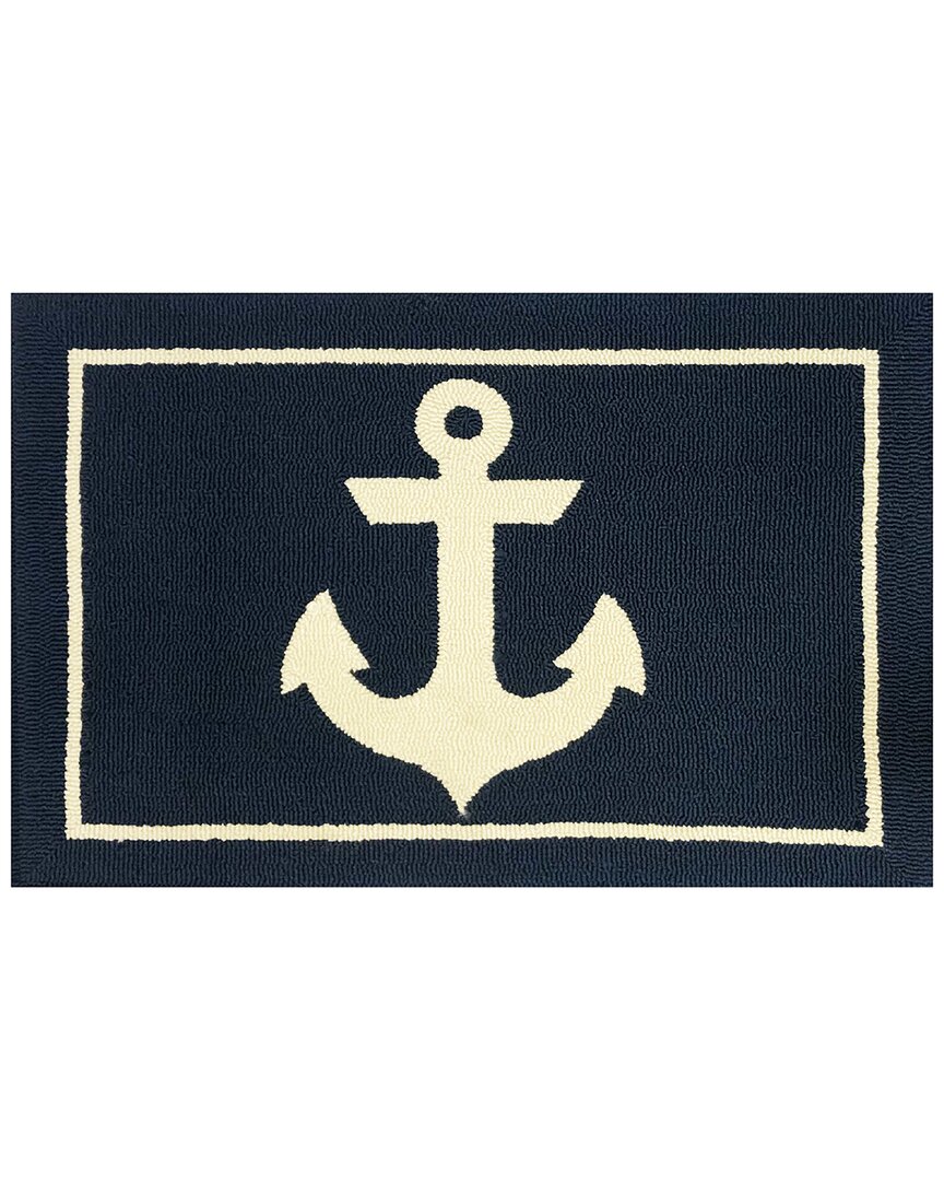 The Rug Market Anchor 30x48in Doormat In Blue