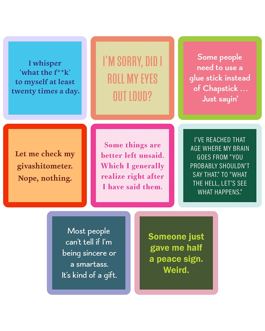 Drinks On Me No Filter Coaster Bundle 8-pack In Multi