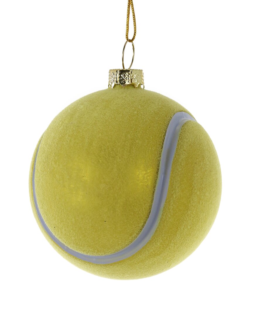 Cody Foster & Co. Tennis Ball Ornament In Multicolor