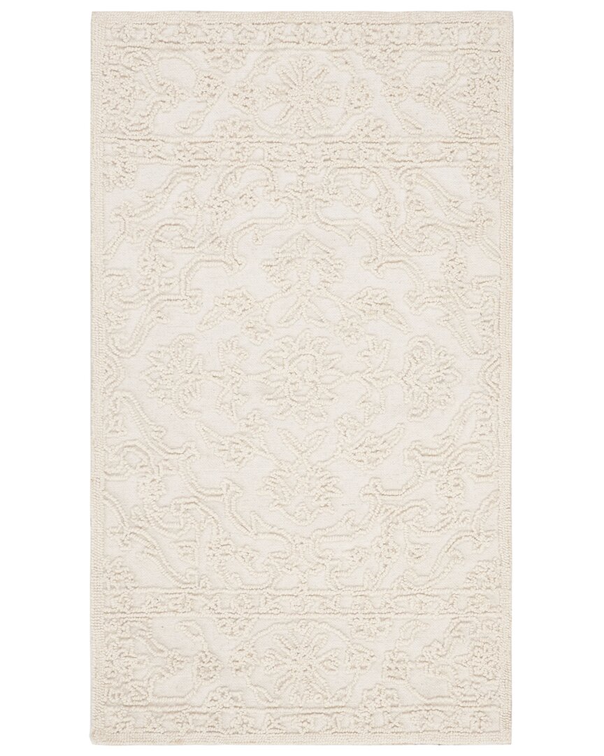 Martha Stewart Wool Rug In White
