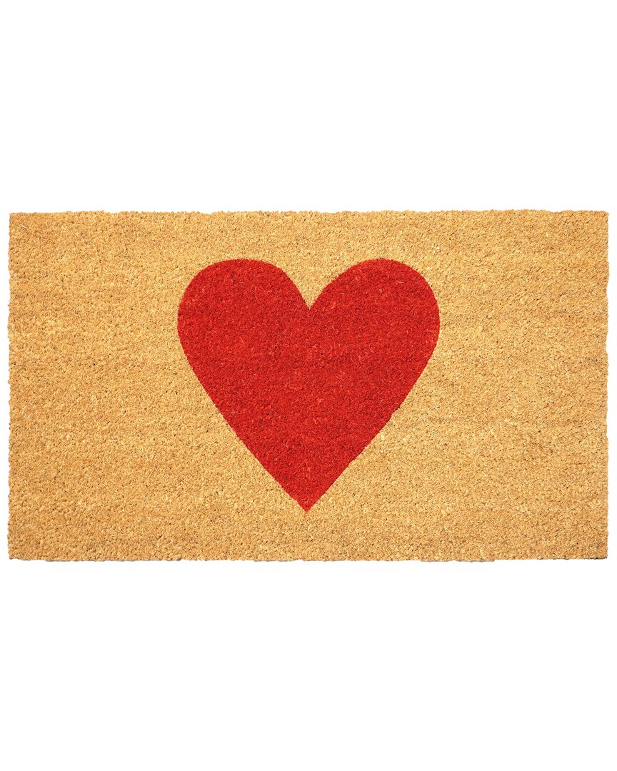 Calloway Mills Red Heart Doormat