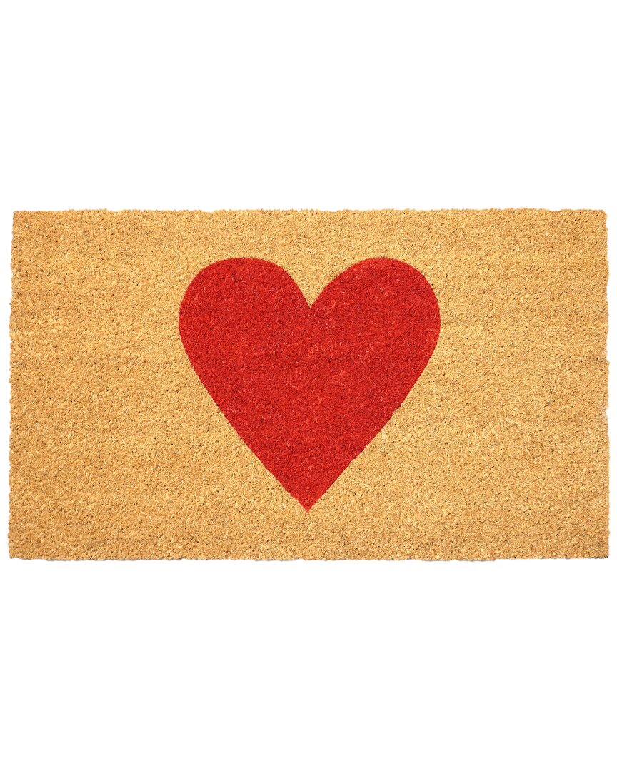 Calloway Mills Red Heart Doormat