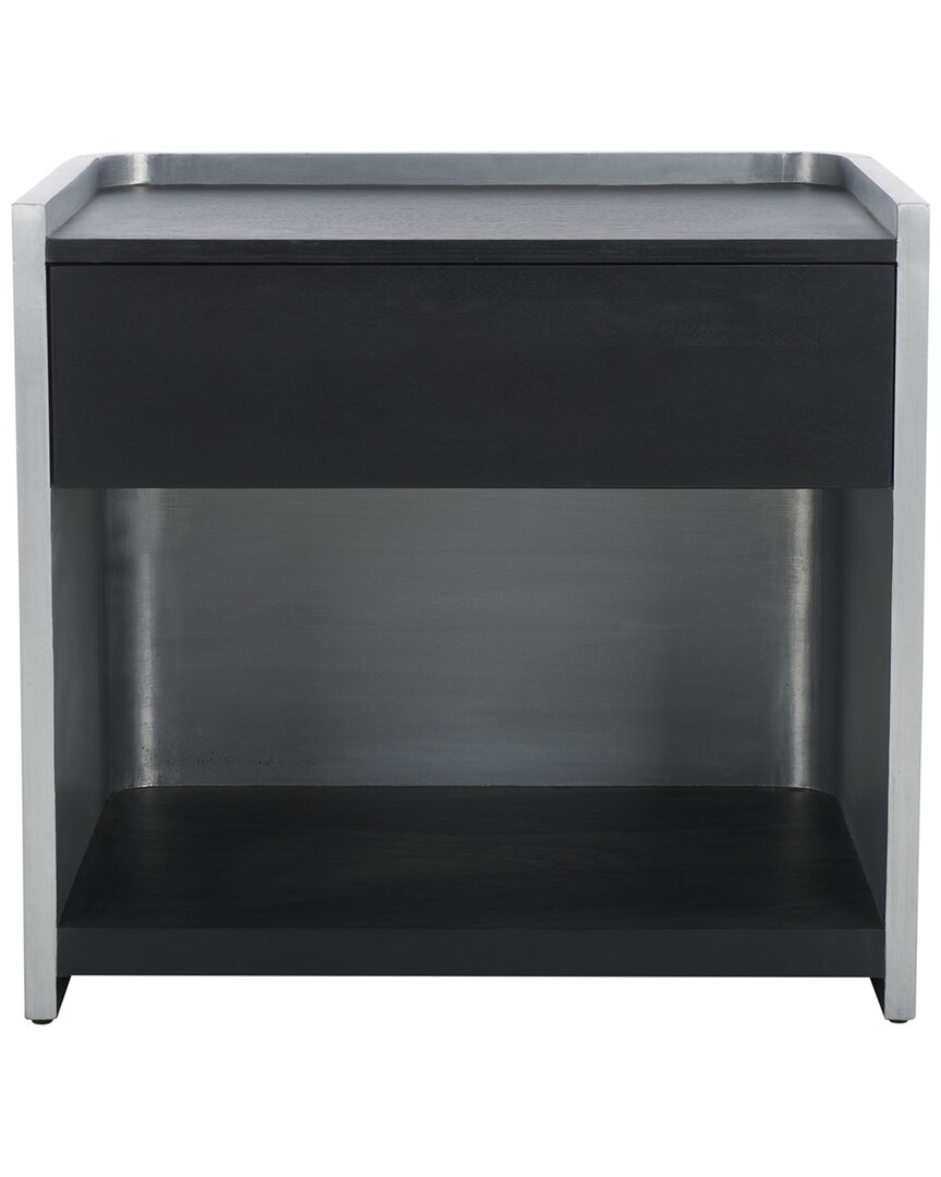 SAFAVIEH COUTURE SAFAVIEH COUTURE OTTAWA WOOD & ALUMINUM NIGHTSTAND 