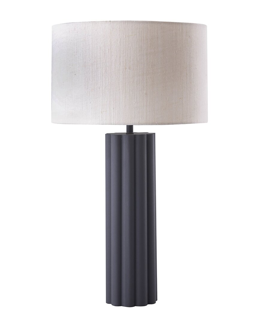 Tov Furniture Latur Grey Table Lamp