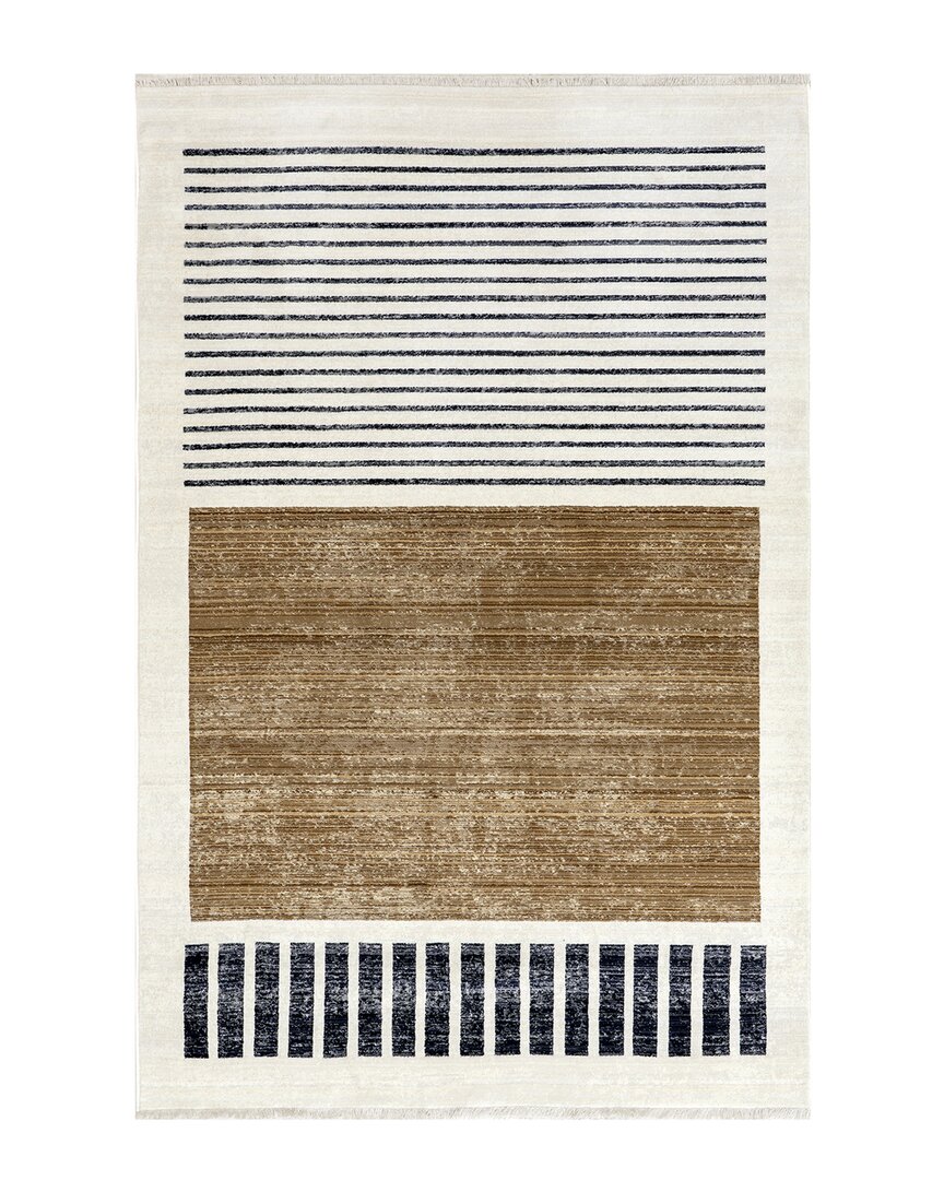 Shop Nuloom Keeva Modern Striped Fringe Area Rug