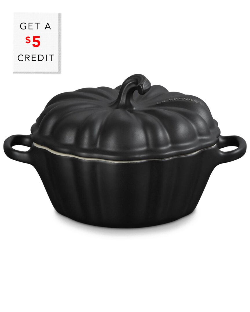 Le Creuset Pumpkin Mini Cocotte With $5 Credit