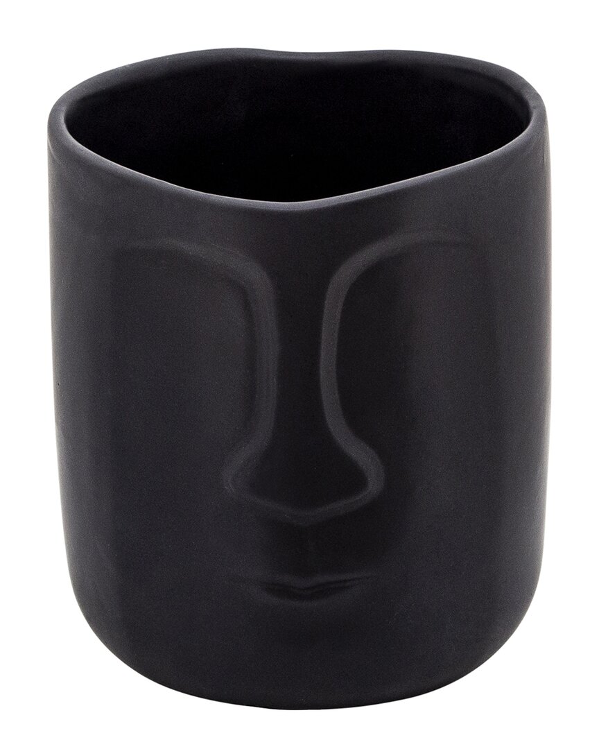 Sagebrook Home Face Planter Black