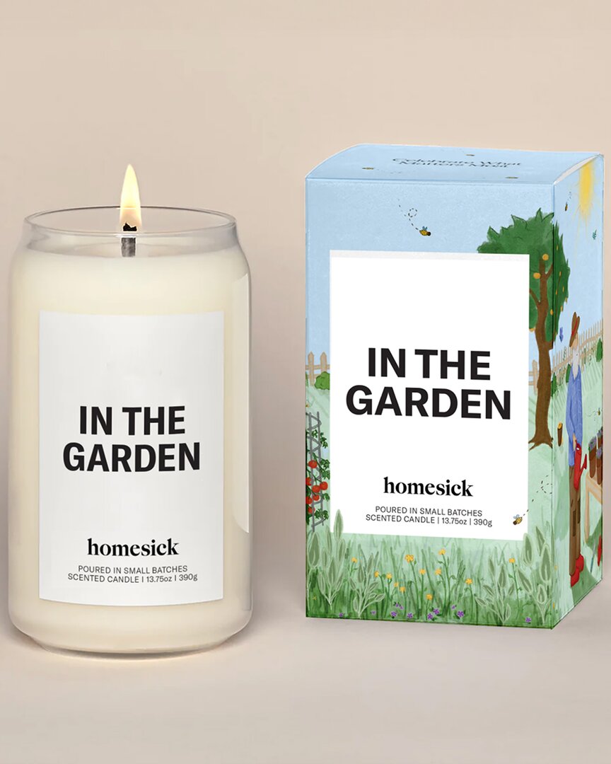 Shop Homesick In The Garden Candle In White