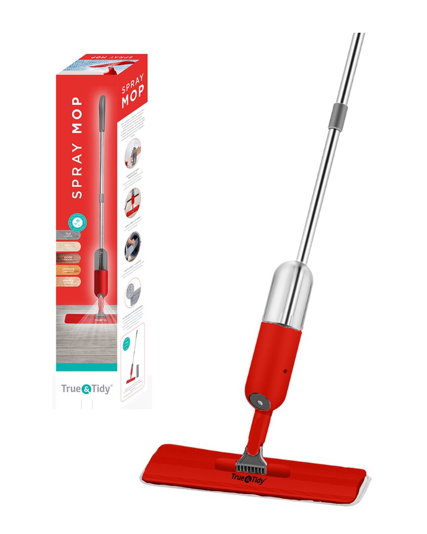 True & Tidy Spray Mop In Red