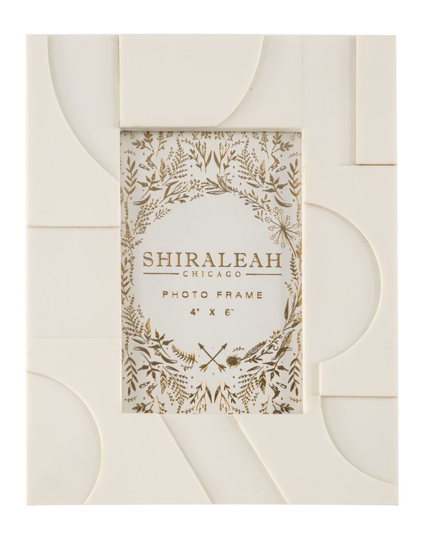 Shiraleah Roma Deco 4x6 Picture Frame In Clear