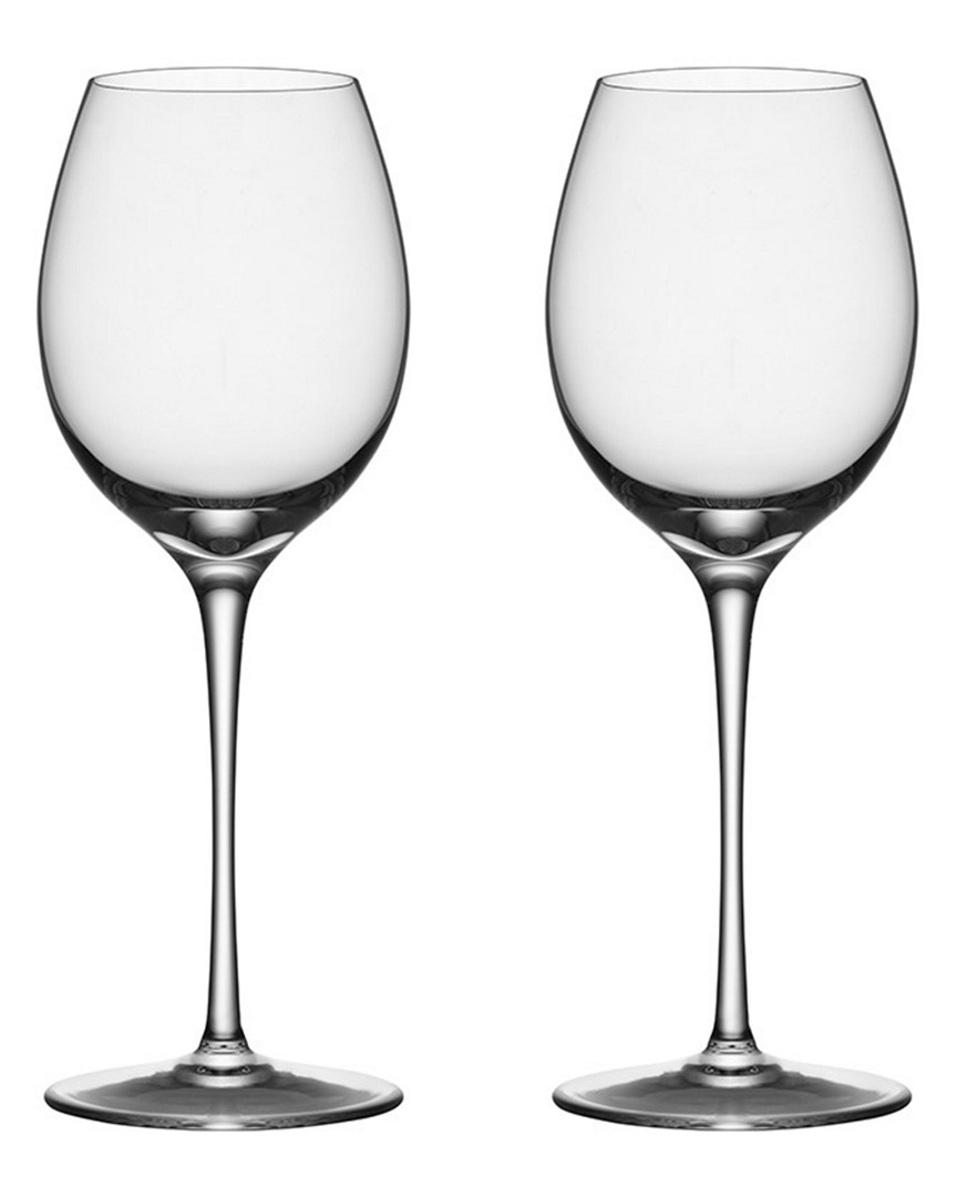ORREFORS DNU ORREFORS SET OF 2 PREMIER RIESLING GLASSES