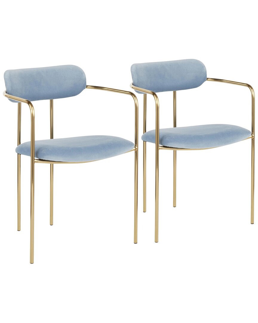 Lumisource Set Of 2 Demi Chairs In Gold
