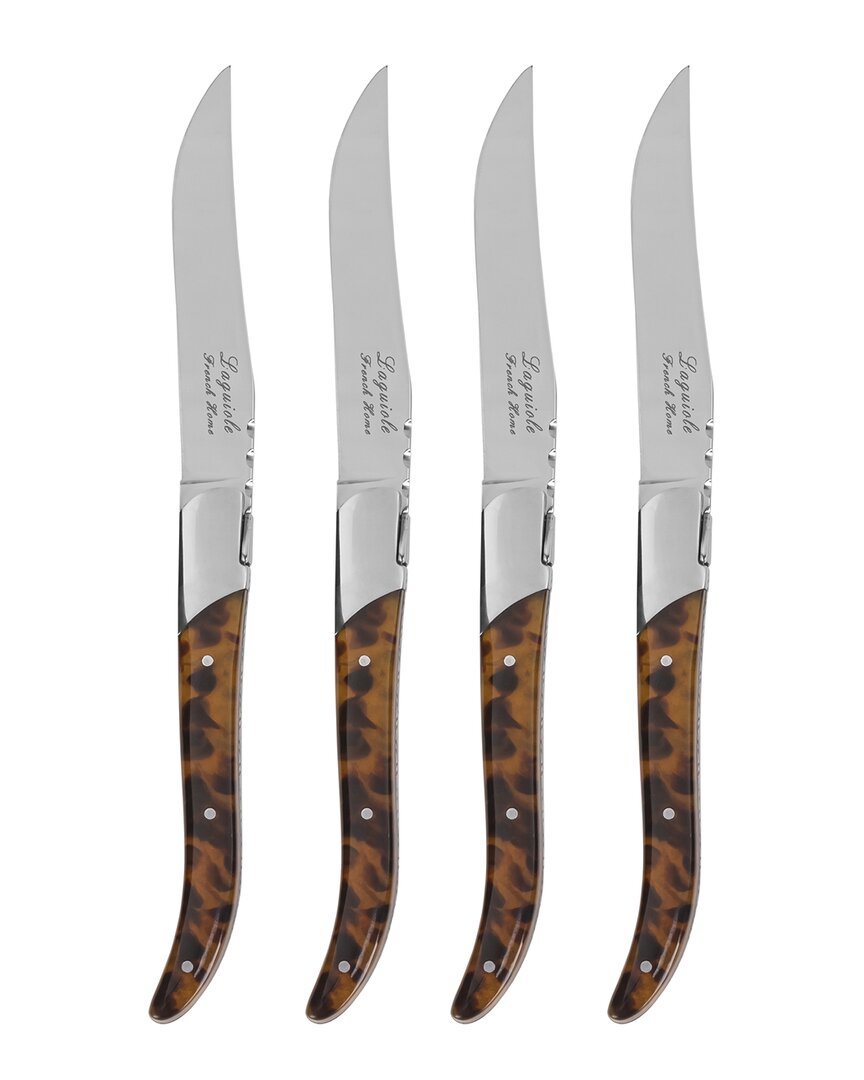 French Home 4pc Laguiole Connoisseur Steak Knife Set