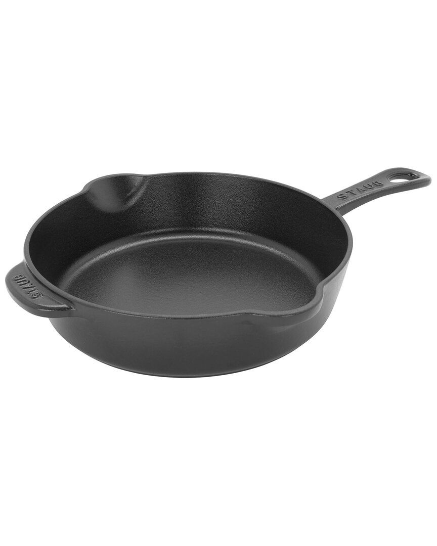 Staub Cast Iron 8.5in Black Traditional Deep Skillet