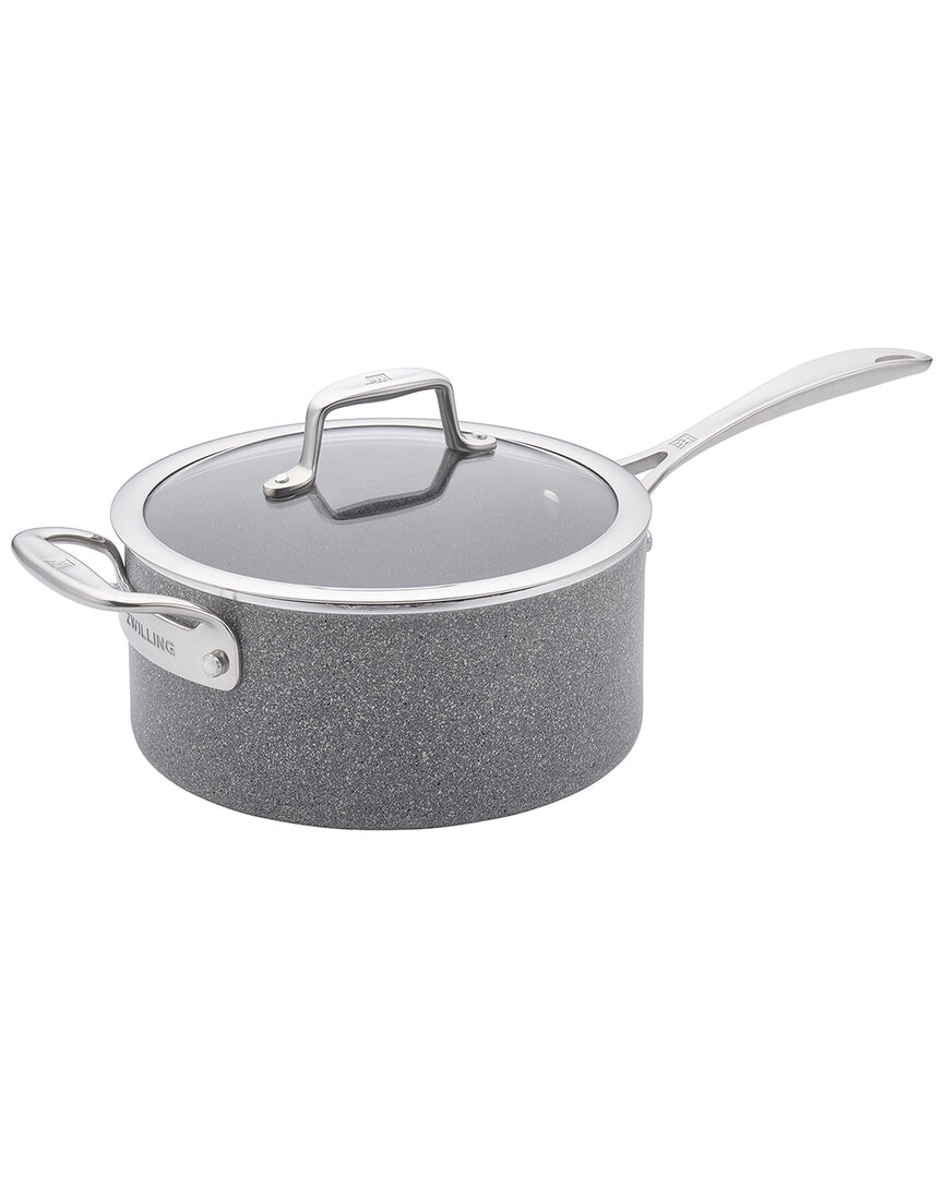 Zwilling J.a. Henckels Vitale 4qt Aluminum Nonstick Saucepan With Handle Helper & Lid
