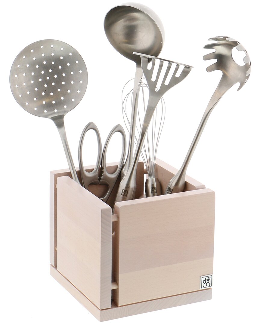 Zwilling J.a. Henckels White Beechwood Italian Kitchen Utensil Organizer