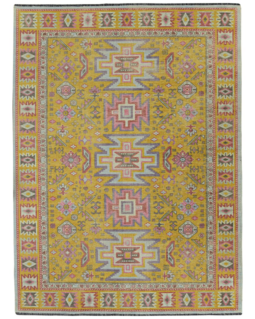 Linon Laurel Sivas Accent Rug In Yellow