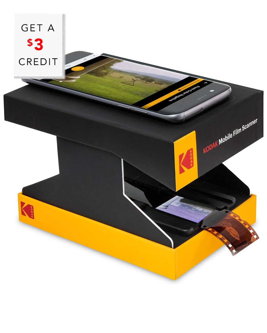 Kodak Mobile Phone Film Scanner With $3 Credit In Black