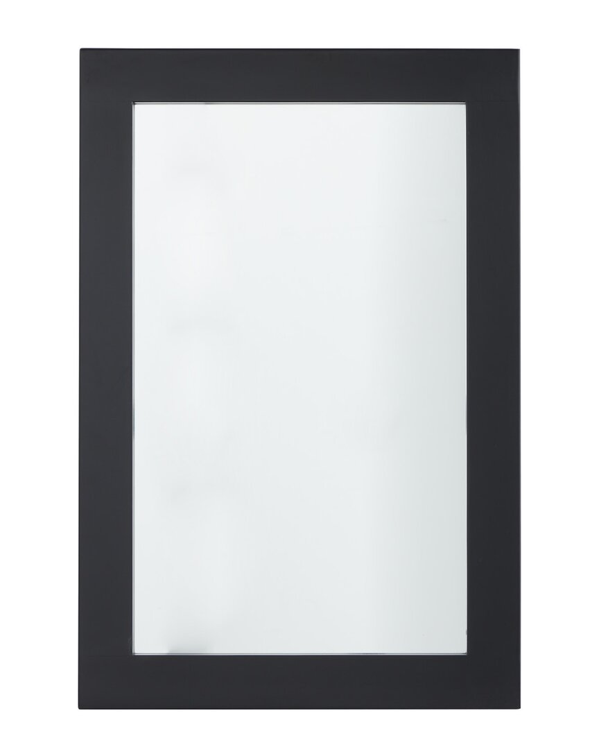Peyton Lane Wood Wall Mirror In Black