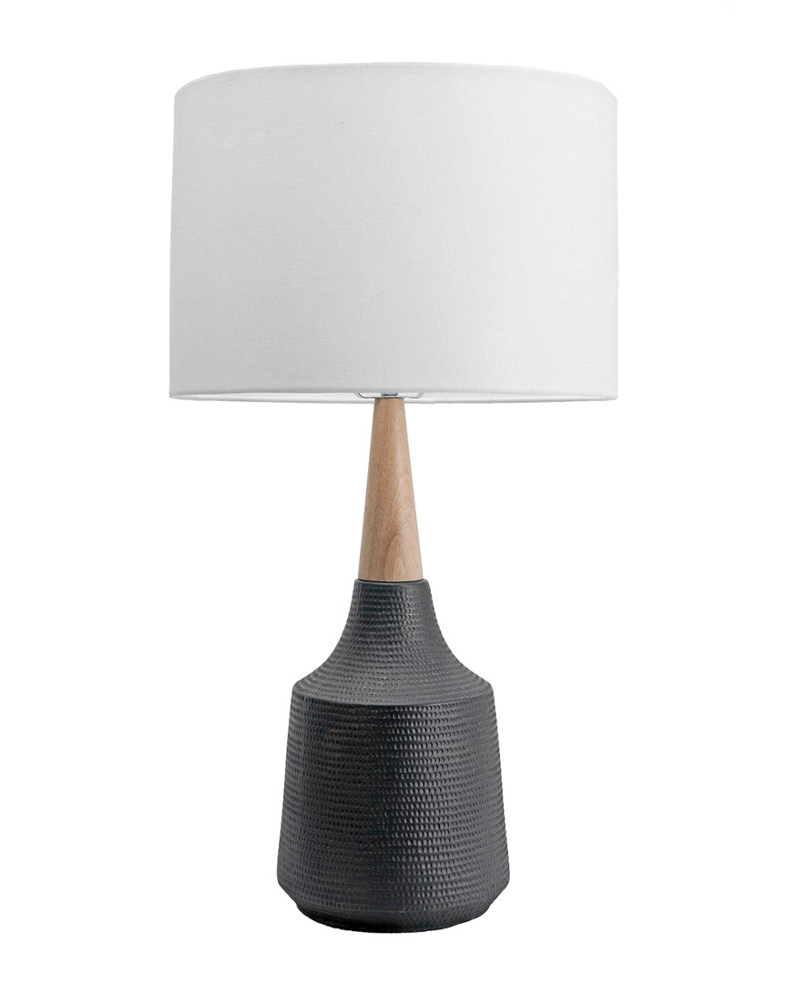 Nuloom 28in Hailey Ceramic Linen Shade Table Lamp