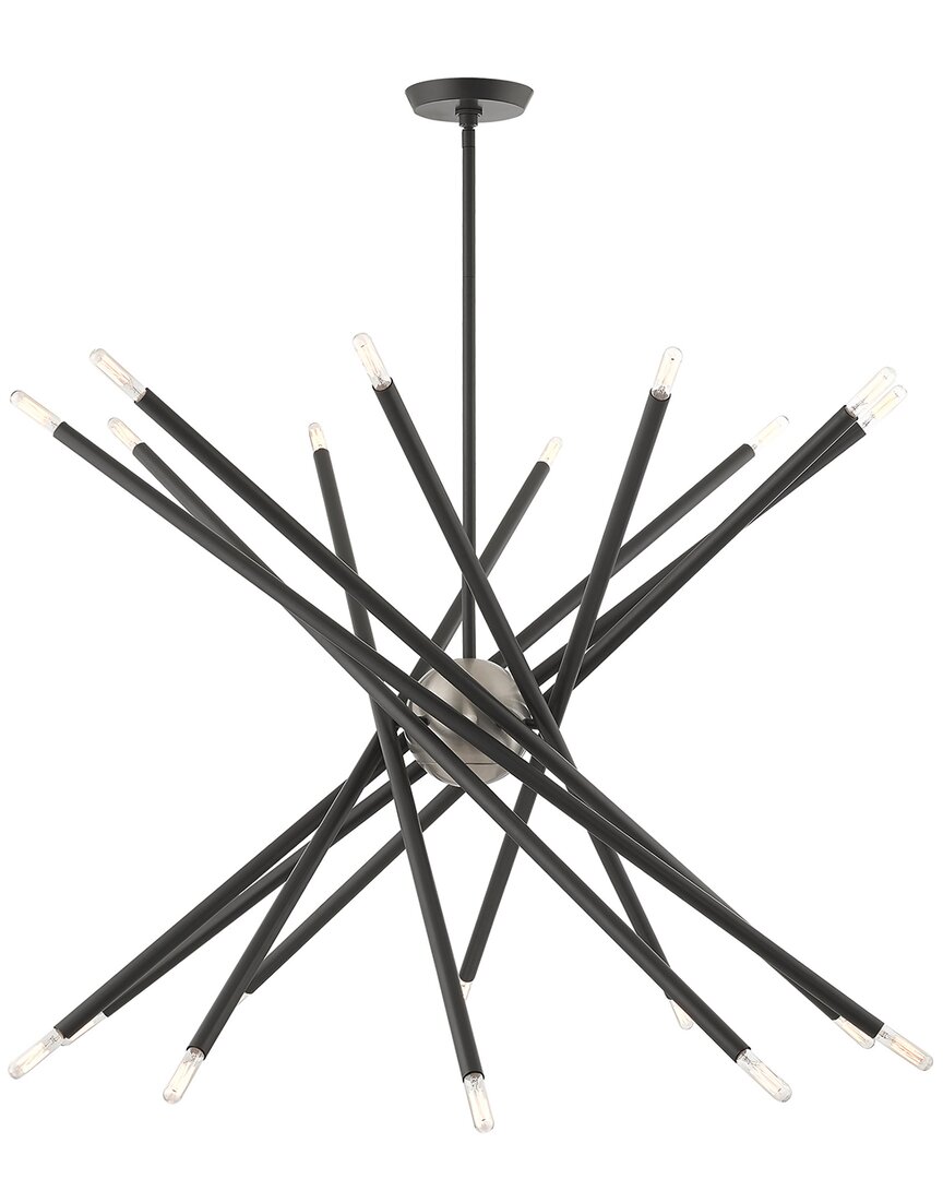 Livex Lighting 20-light Scandinavian Gray Pendant