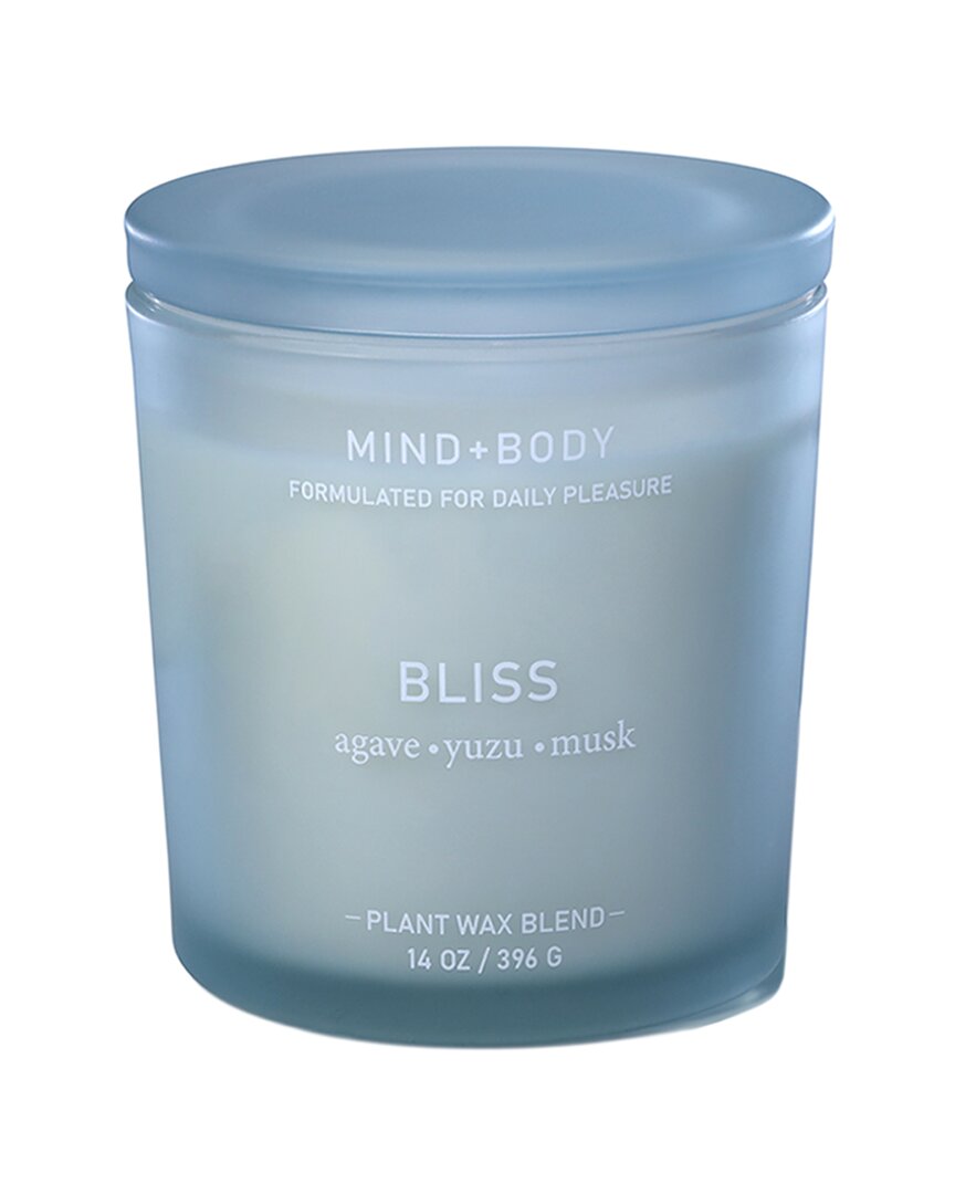 Levitate Candles Mind & Body/bliss 14oz Candle In Blue
