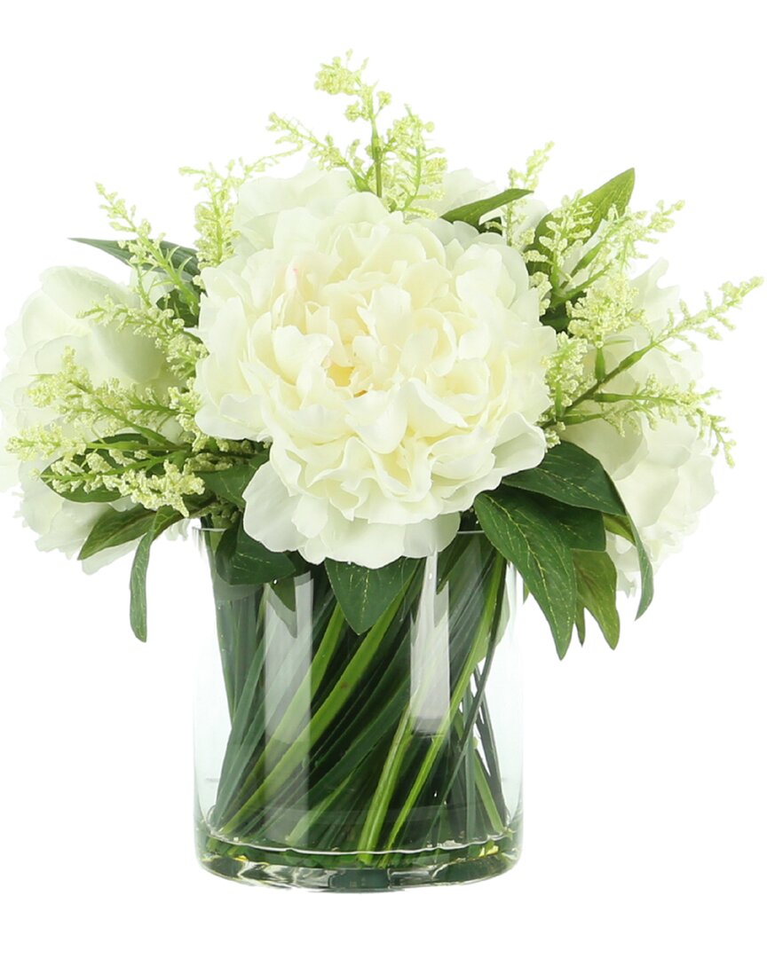 Creative Displays Traditional White Peony Floral Arrangement