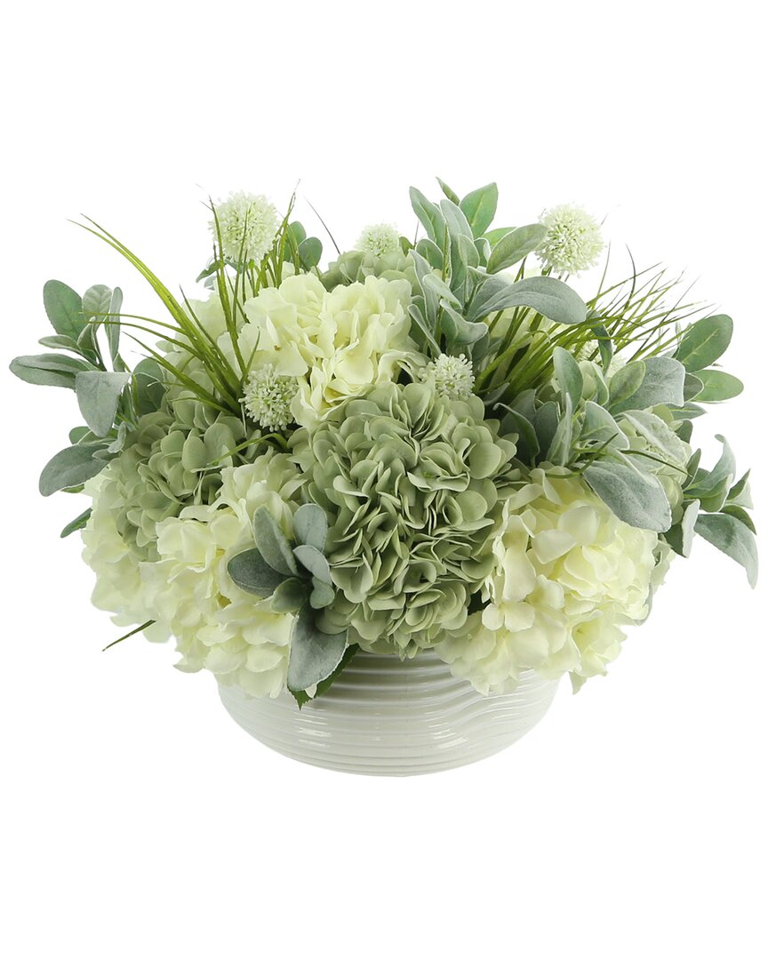 Creative Displays White & Green Mixed Floral Arrangement With Allium