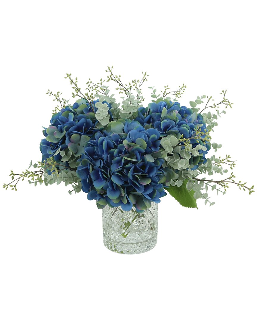 Creative Displays Traditional Blue & Green Floral Arrangement