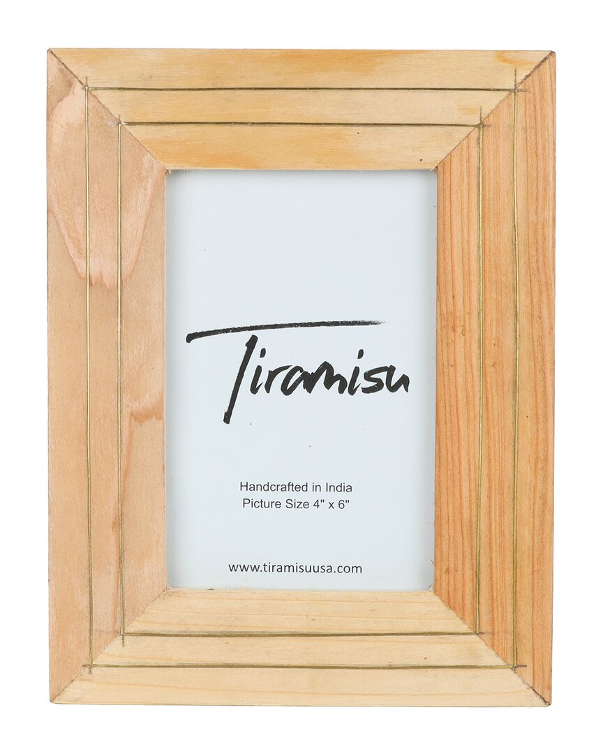 Shop Tiramisu Regal Wood & Brass Fusion Photo Frame