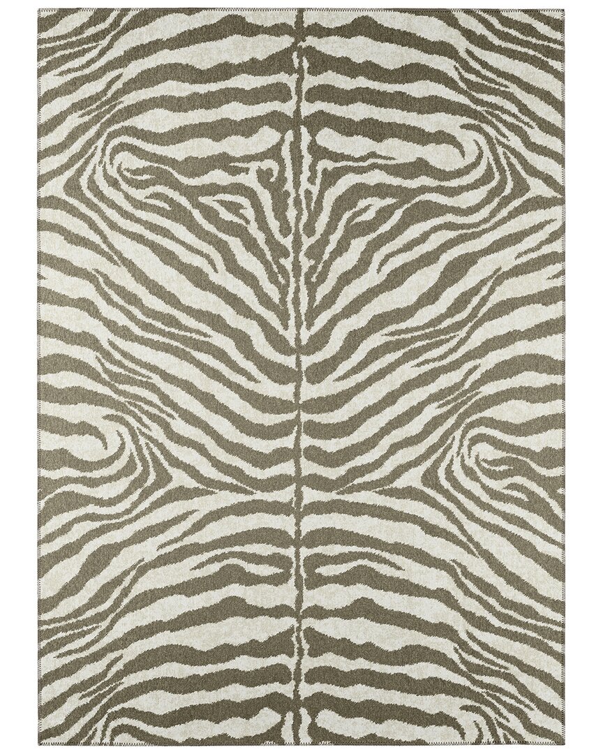 Addison Rugs Safari Indoor/outdoor Washable Rug In Taupe