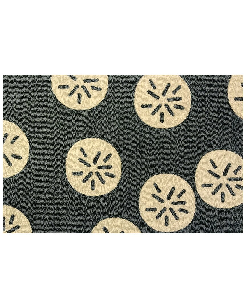 The Rug Market Sand Dollar Indoor/outdoor Doormat In Blue