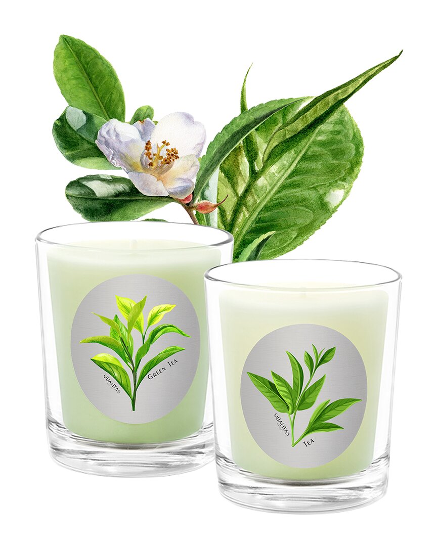 Qualitas Candles Hand-poured Candle Set - Green Tea