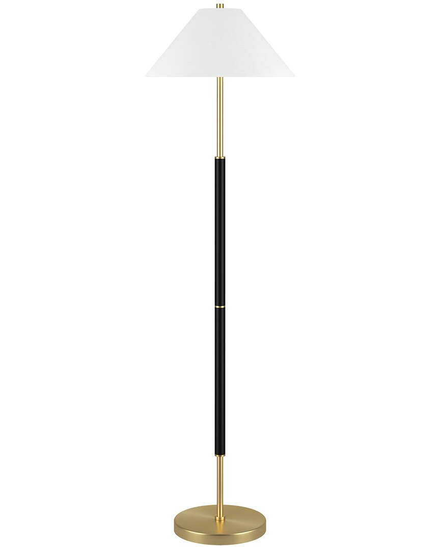 ABRAHAM + IVY ABRAHAM + IVY SIMONA 2-LIGHT FLOOR LAMP WITH FABRIC SHADE